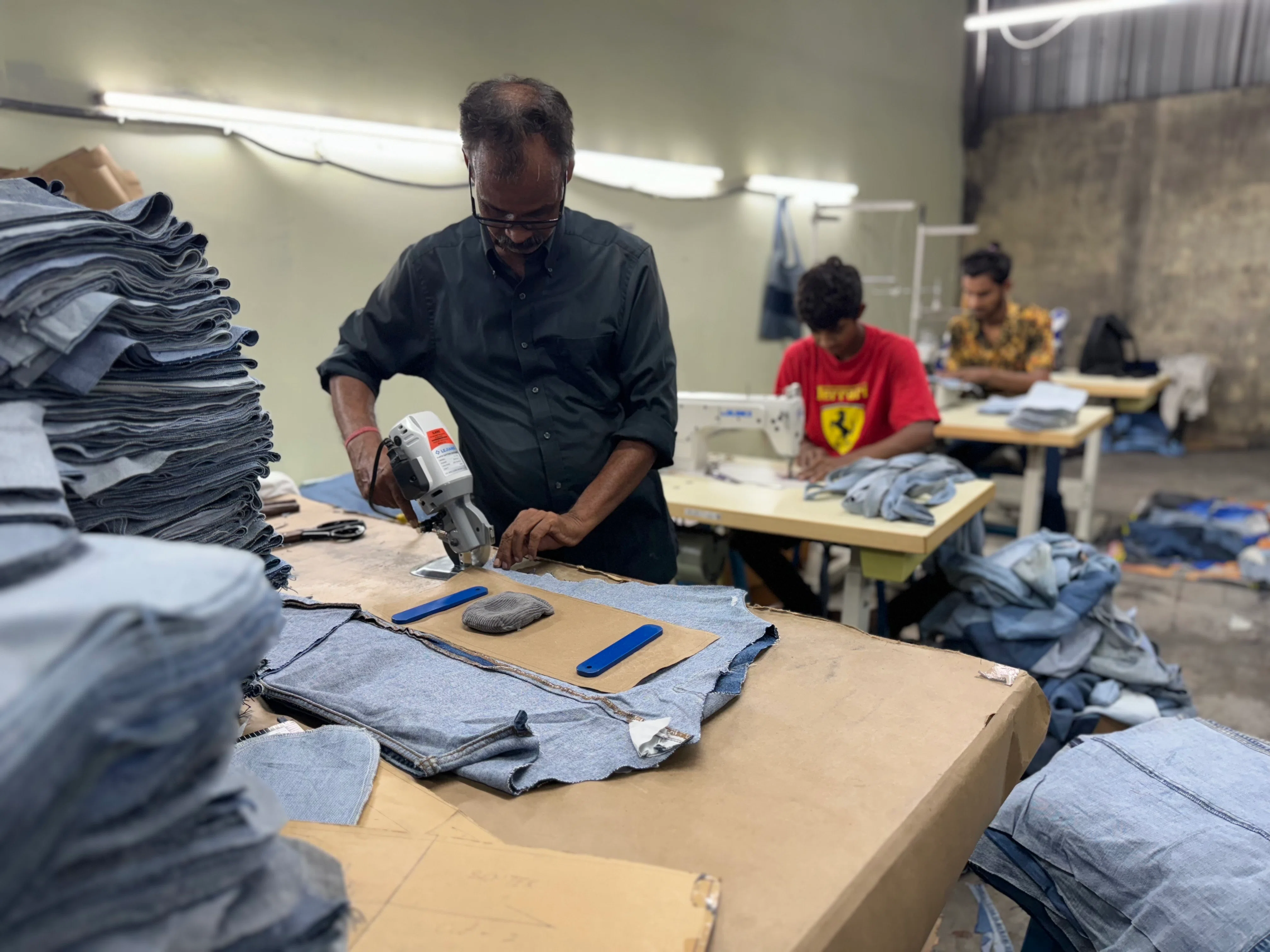 Denim being reworked to turn into upcycled garments